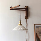 Drift Haven – Adjustable Wood Wall Light