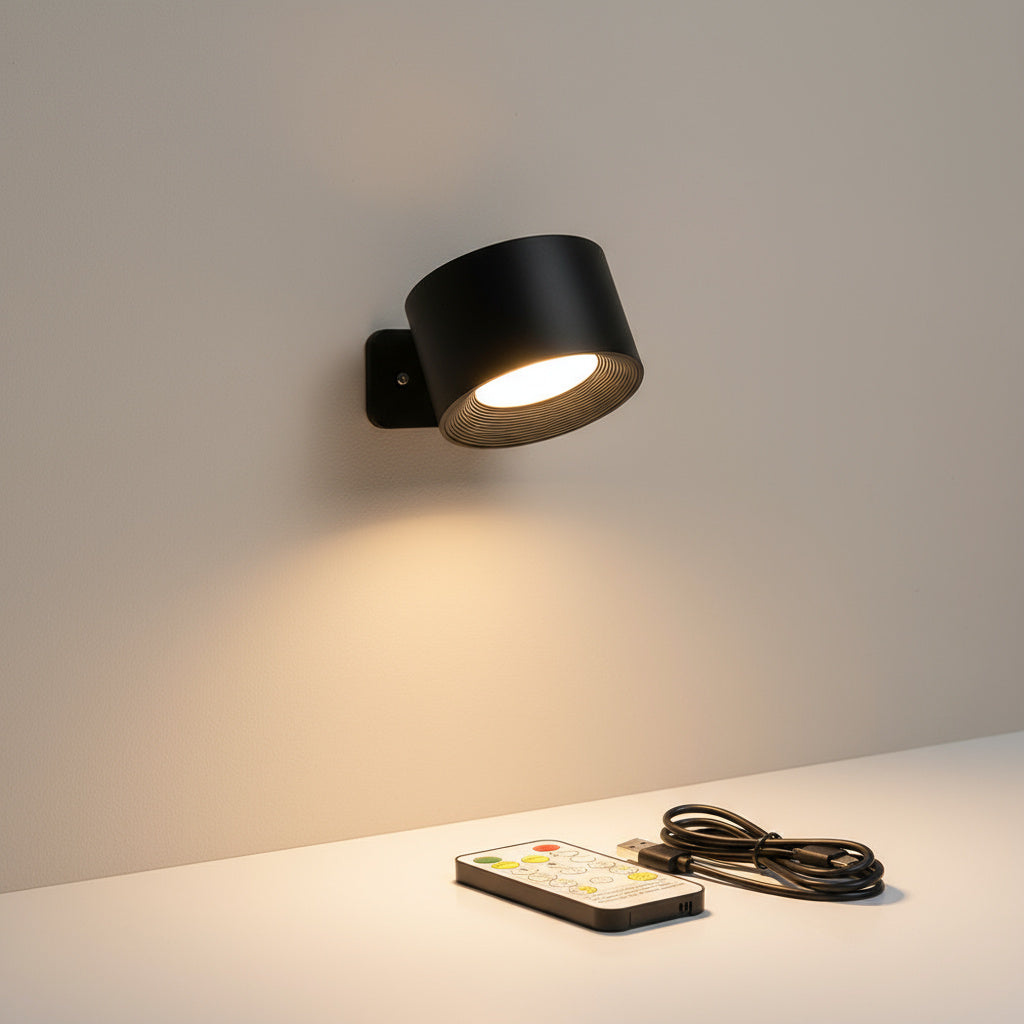 Breezy Umber - Battery Operated Wall Sconces with Remote