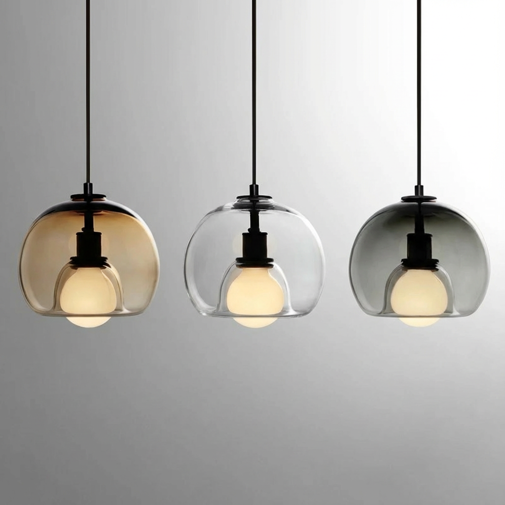 Ivory Field - Modern Glass Pendant Light