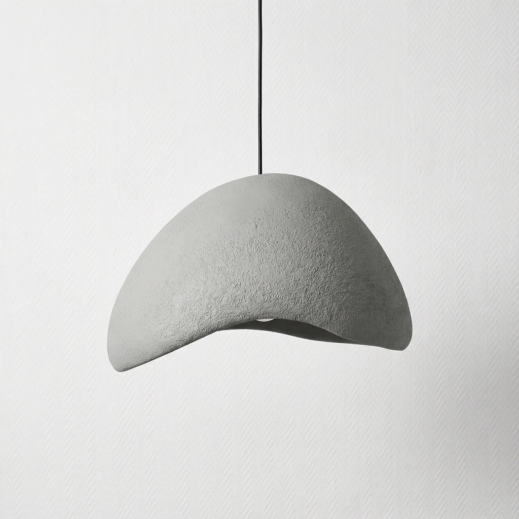 Modern Stone - Minimalist Hanging Pendant Light Fixture