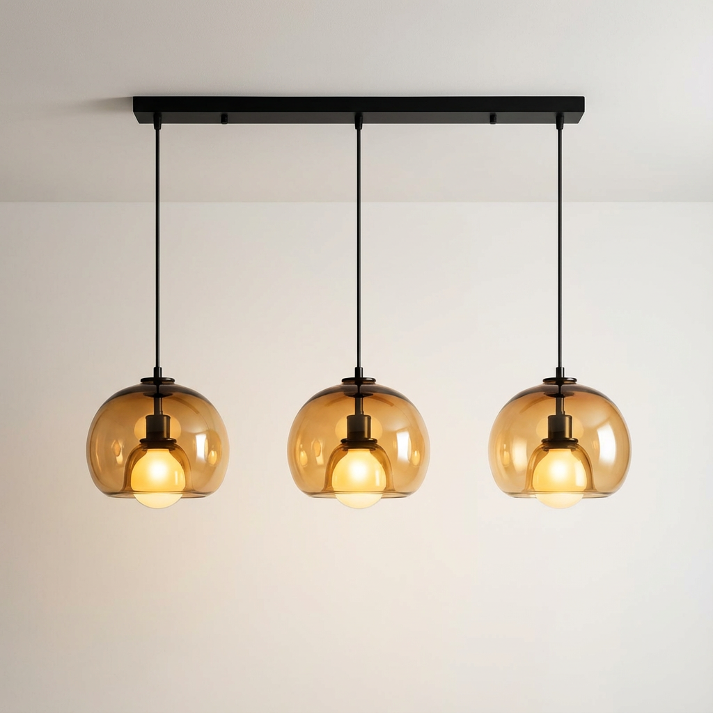 Ivory Field - Modern Glass Pendant Light