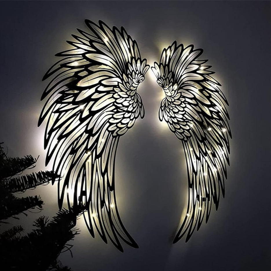 Vega - Angel Wings Wall Art (With LED Lights)
