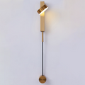 Harbor Spruce - Gold Wall Lamp with Dimmer Switch