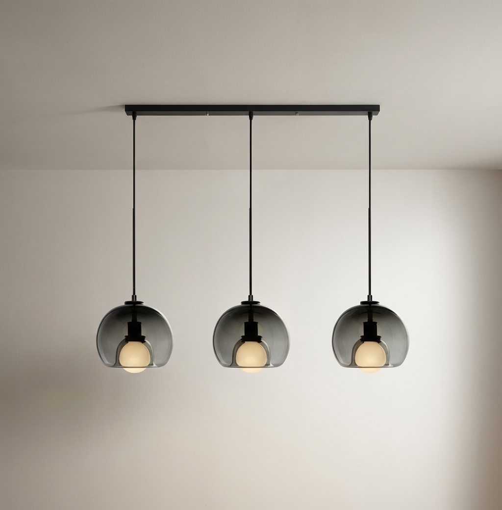 Ivory Field - Modern Glass Pendant Light