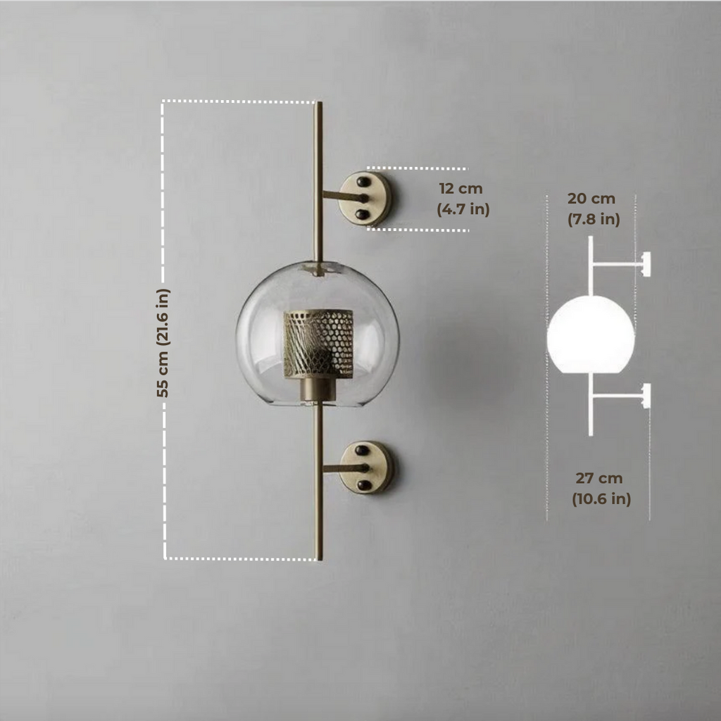 Frost Oasis - Modern Glass Wall Lamp