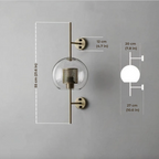Frost Oasis - Modern Glass Wall Lamp