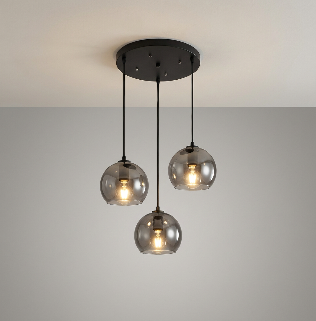 Ivory Field - Modern Glass Pendant Light