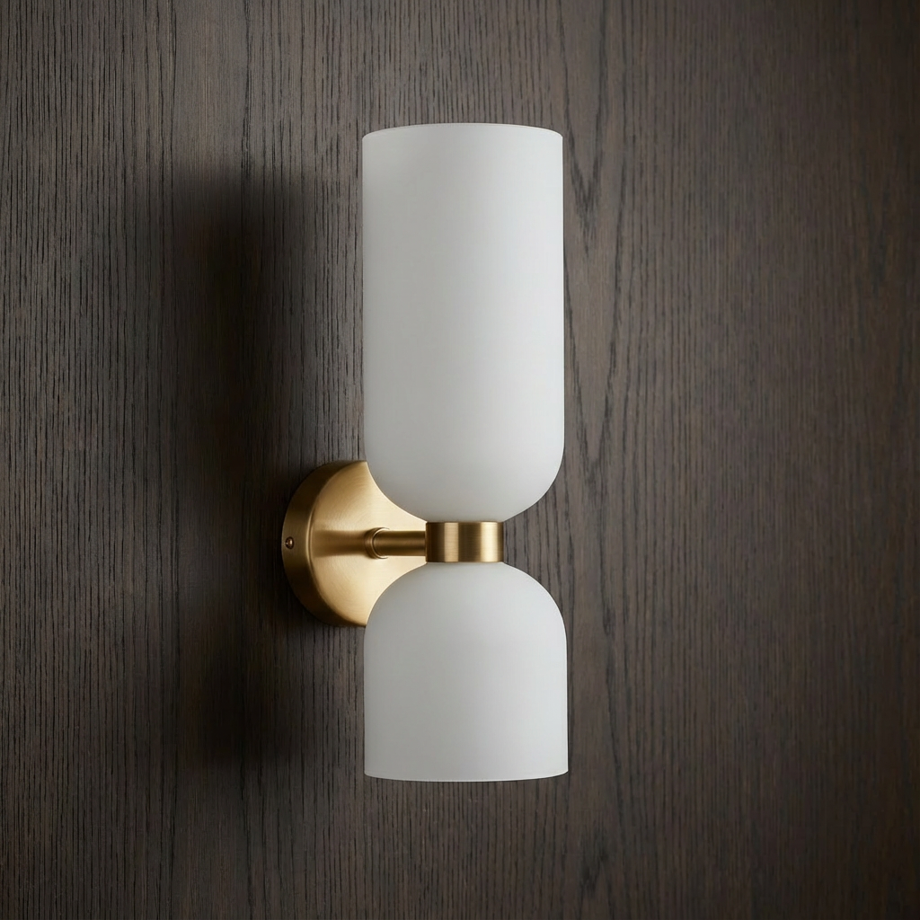 Copper Ember Birch – Nordic Modern Glass Wall Light Fixture