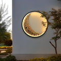 Galen - LED Crescent Moon Wall Lamp, Art Decor Wall Lighting for Indoor/Outdoor