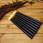 Elowen - 3Pcs Black Led Candles With Flickering Flame