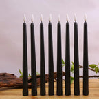 Elowen - 3Pcs Black Led Candles With Flickering Flame