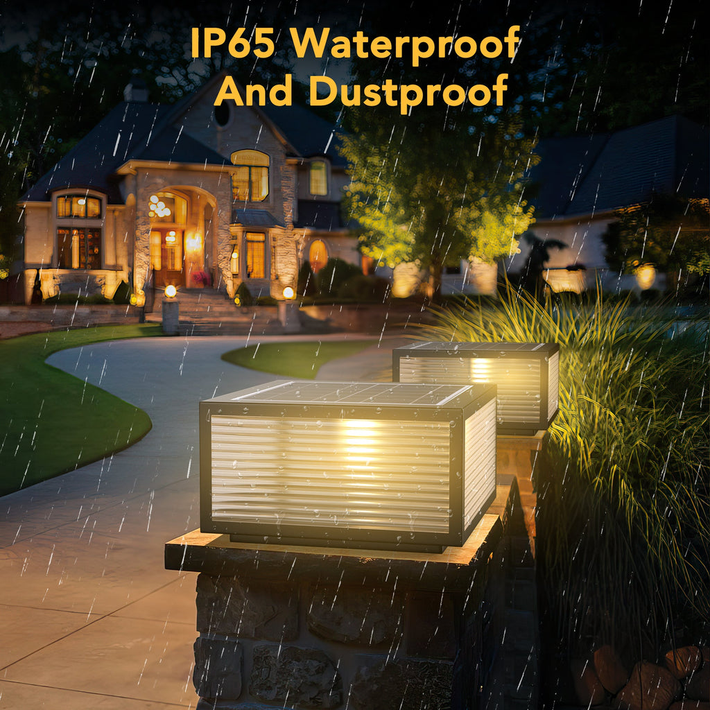 Paloma - Solar-Powered Outdoor Post Lights For Garden Pathways