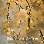Gideon - 5.9ft Artificial Cherry Tree With Lights