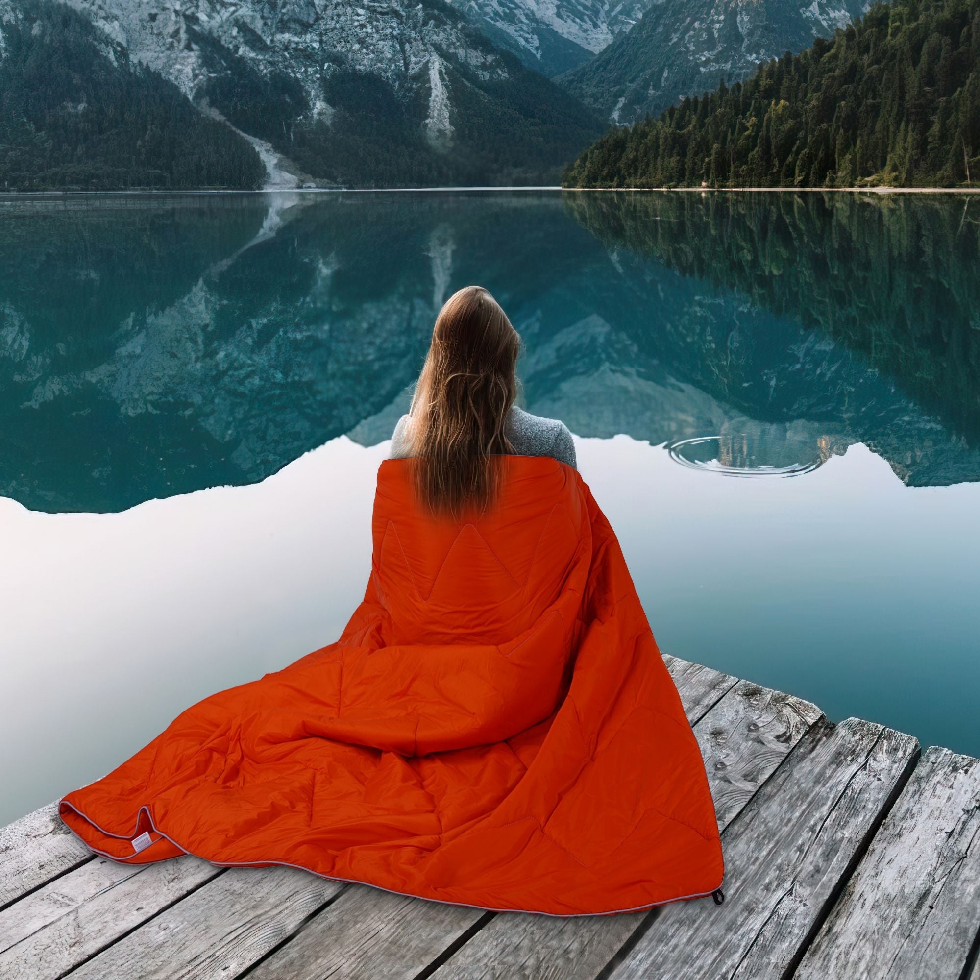 Talia - Outdoor Camping Blanket, Warm, Water Resistant for Travel
