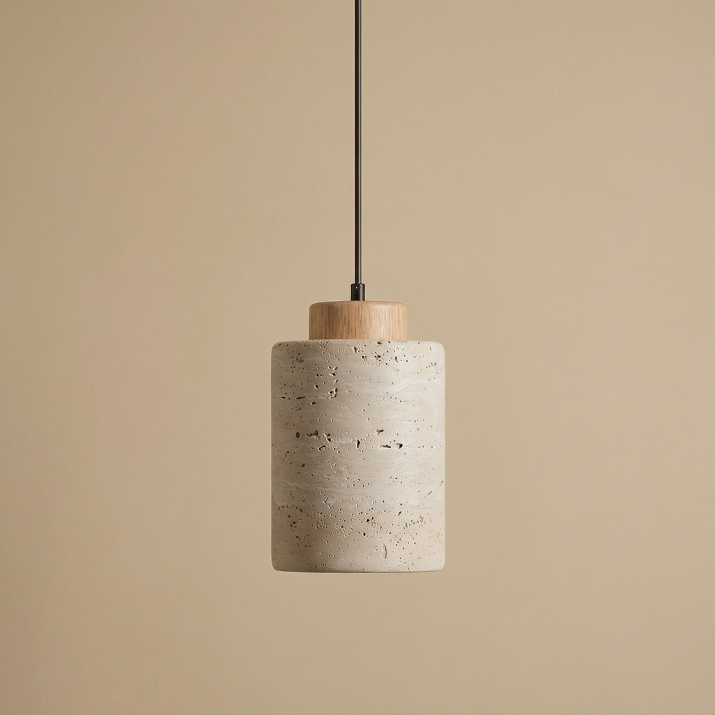 Silent Nook - Modern Stone Pendant Light Fixture