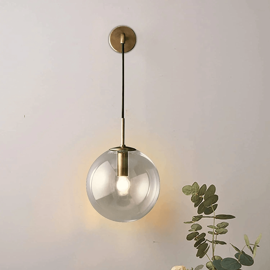 Copper Cedar - Modern Glass Wall Sconces