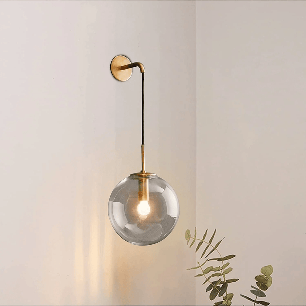 Copper Cedar - Modern Glass Wall Sconces