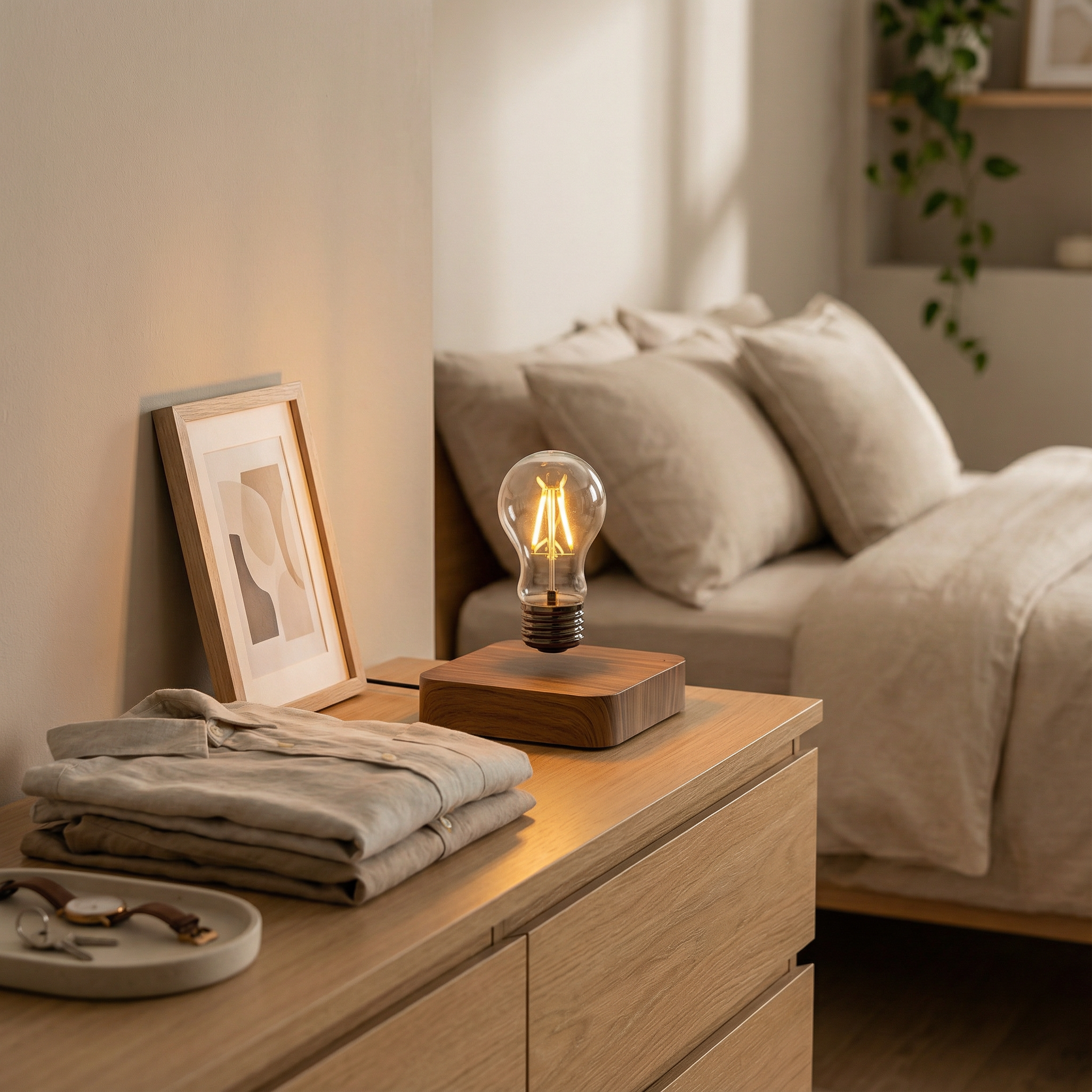 Solstice Ridge – Floating Magnetic LED Table Lamp