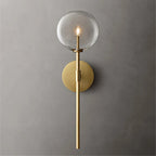 Serene Stone - Retro Clear Glass Wall Lamp