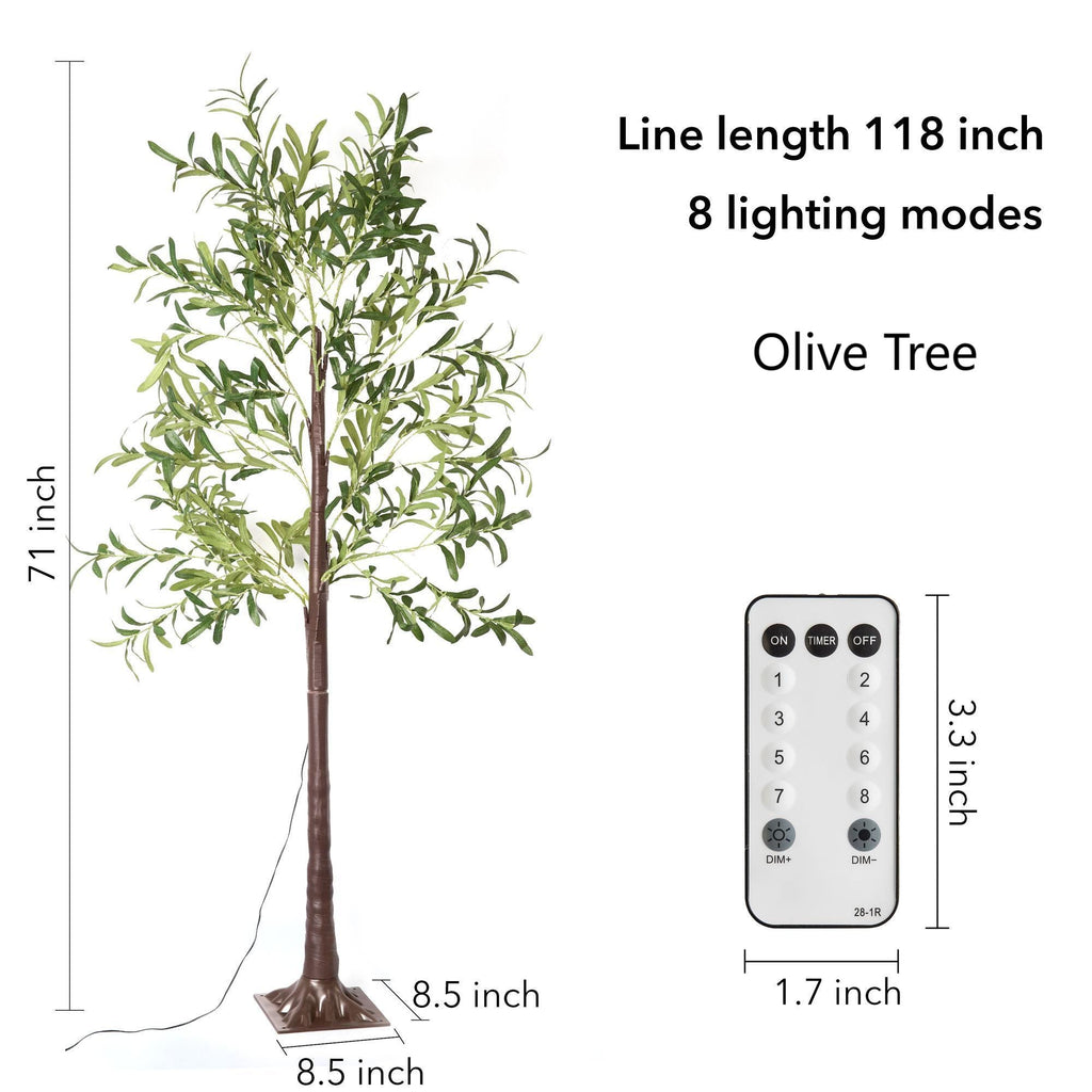 Halcyon - 5.9ft Artificial Tree With Lights