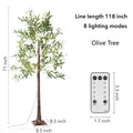 Halcyon - 5.9ft Artificial Tree With Lights