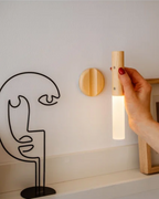Drift Lily - Rechargeable Wooden Sconce
