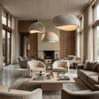 Modern Stone - Minimalist Hanging Pendant Light Fixture