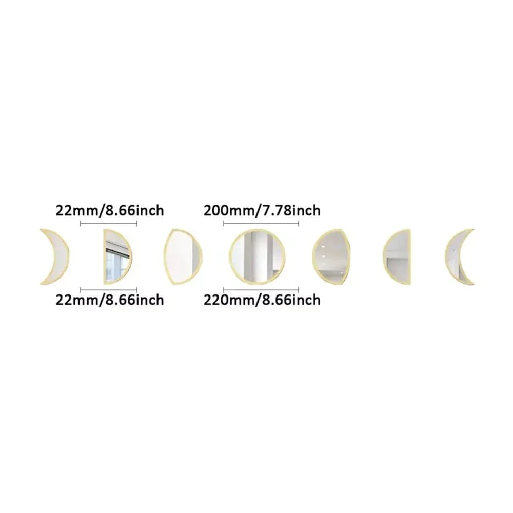 Fable - 7Pcs Moon Phase Mirrors