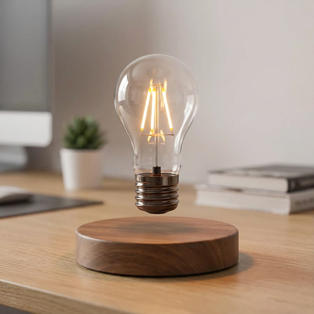 Solstice Ridge – Floating Magnetic LED Table Lamp