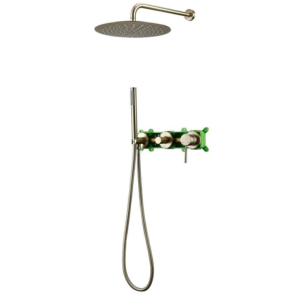 Frost Candle - Wall Mounted Rainfall Shower Set