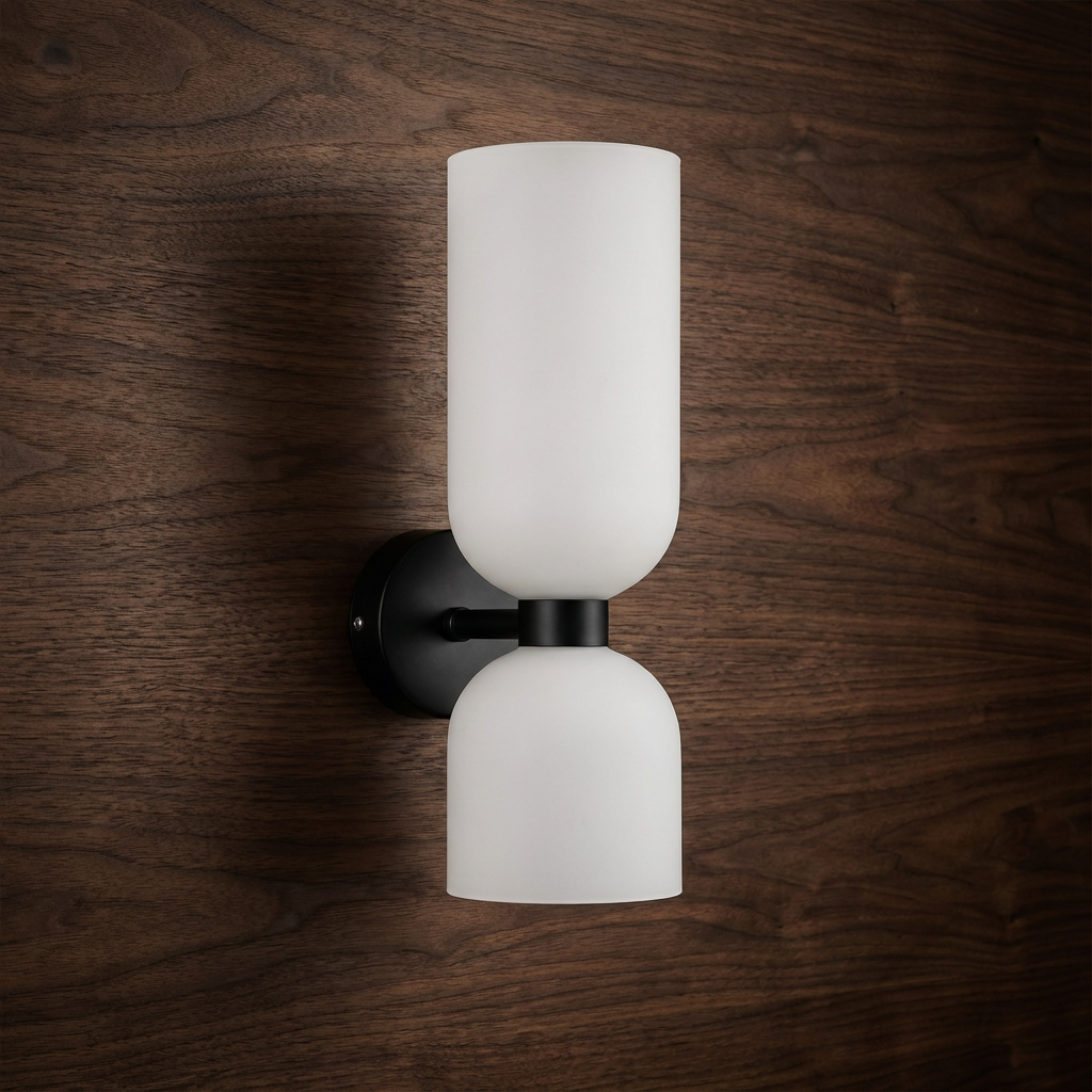 Copper Ember Birch – Nordic Modern Glass Wall Light Fixture