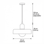 Solstice Vessel - Glass Pendant Light Bauhaus Furniture