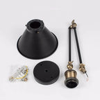 Warm Field - Industrial Plug In Wall Sconce