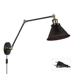 Warm Field - Industrial Plug In Wall Sconce