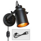 Aurora Lily - Industrial Plug In Wall Sconce