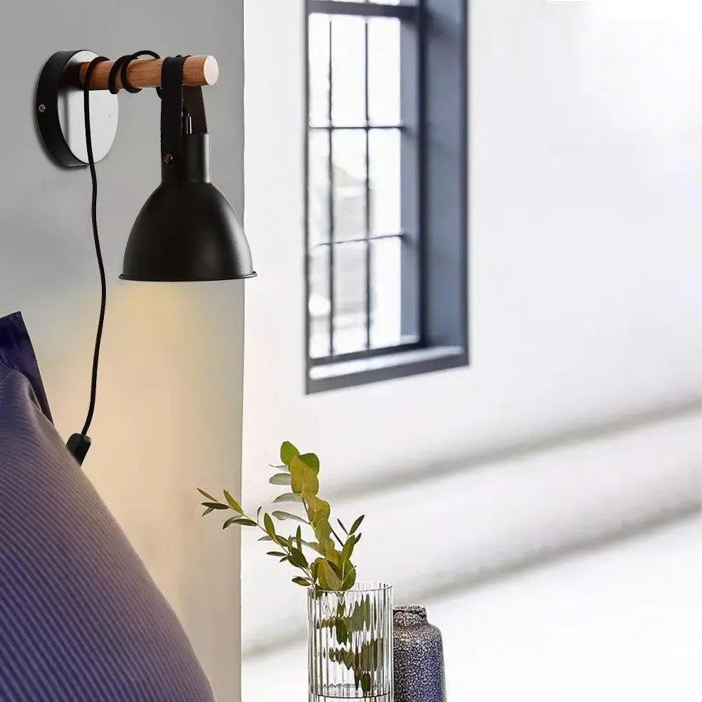 Velvet Moor - Industrial Plug in Wall Sconce