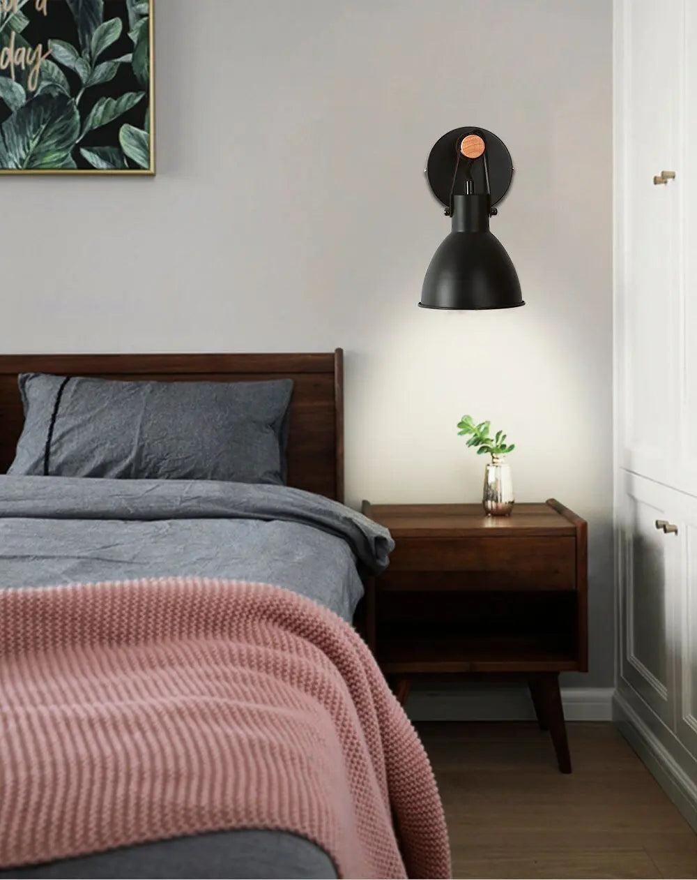 Velvet Moor - Industrial Plug in Wall Sconce