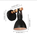Velvet Moor - Industrial Plug in Wall Sconce