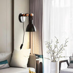 Velvet Moor - Industrial Plug in Wall Sconce
