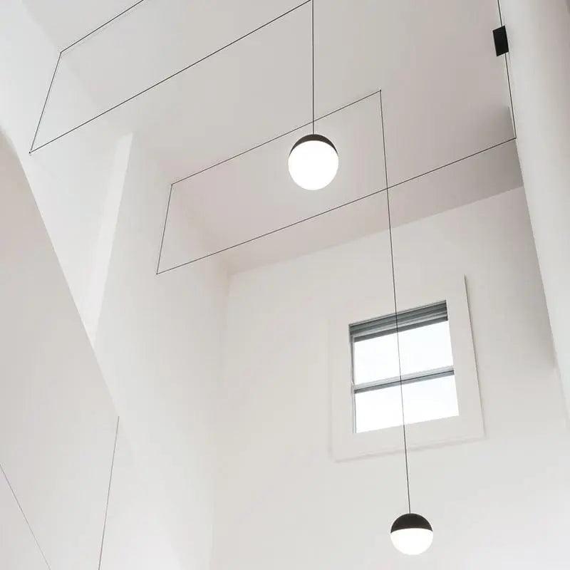 Slate Bay - Nordic Plug-In DIY Glass Hanging Lights For Bedroom