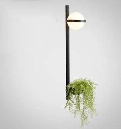 Silver Echo - Nordic Planter Light Sconce