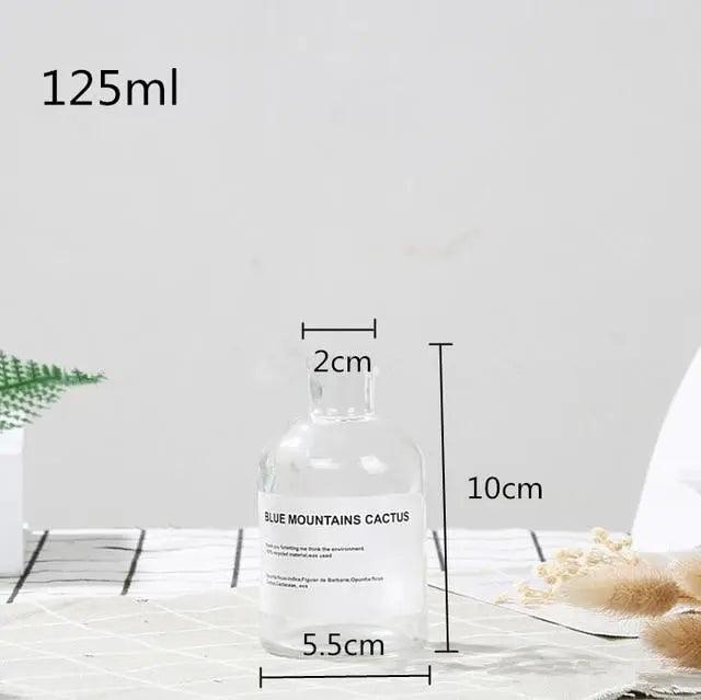 Warm Fjord - Glass Bottle Vase