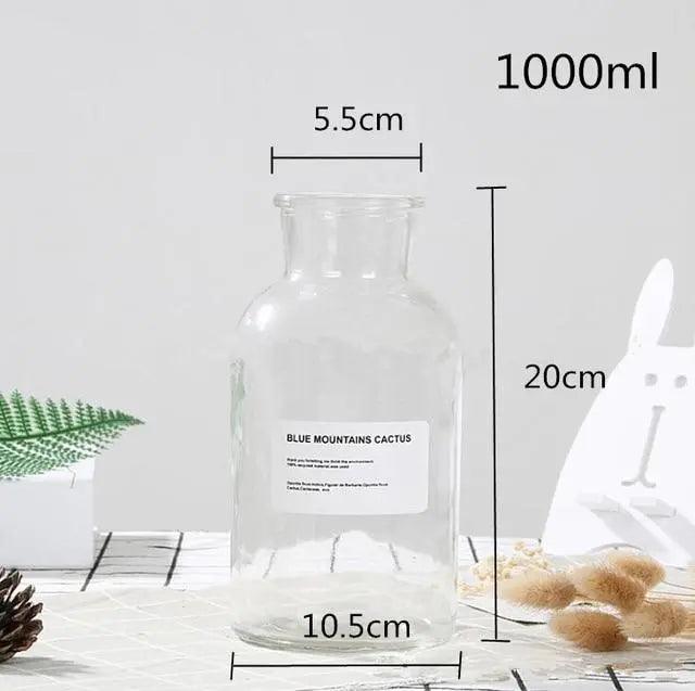 Warm Fjord - Glass Bottle Vase