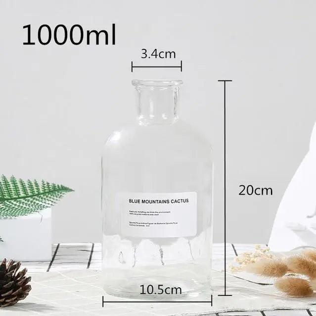 Warm Fjord - Glass Bottle Vase