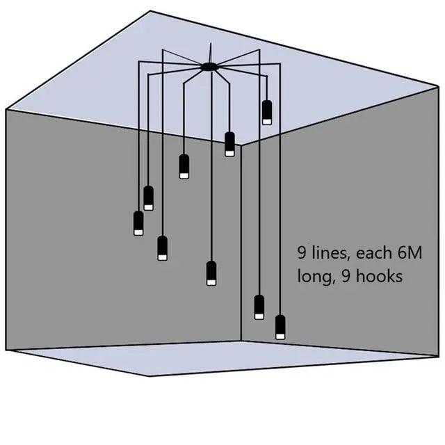 Meadow Canyon - Plug-In Hanging Lights For Bedroom