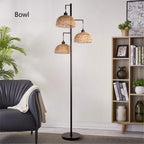 Yara - Indoor Boho Rattan Floor Lamp
