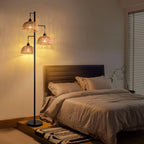 Yara - Indoor Boho Rattan Floor Lamp