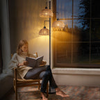 Yara - Indoor Boho Rattan Floor Lamp