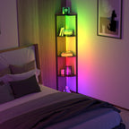 Xanthe - Illuminate Corner 5-Tier Shelf