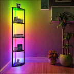 Xanthe - Illuminate Corner 5-Tier Shelf